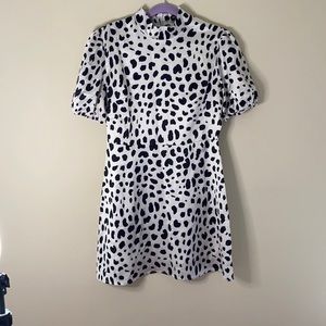 Dalmatian mini dress